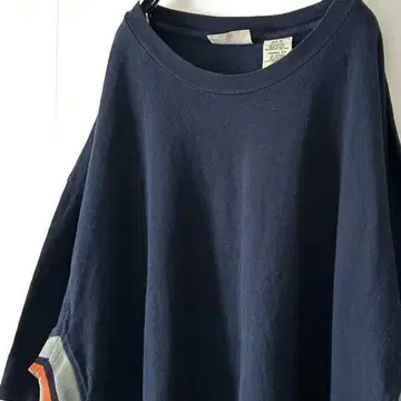 페이티드 글로리 라인 티셔츠 XL 네이비 컬러 구제 의류