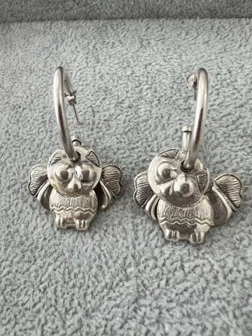 Silver925 코알라 디자인 실버 후프 귀찌