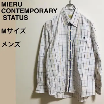 MIERU CONTEMporary status 디자인 와이셔츠 면 혼방