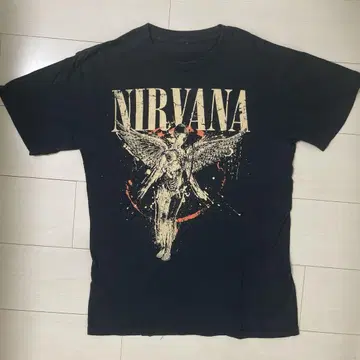 NIRVANA in utero T셔츠 블랙