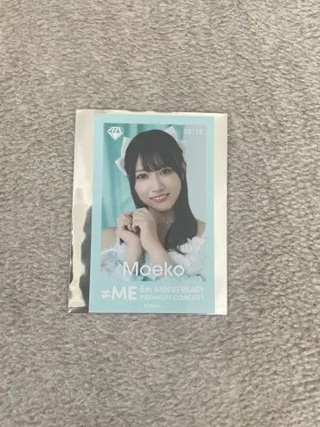 노이미 카니사와 모에코 6주년 라이브 미니 포토 입장 특전