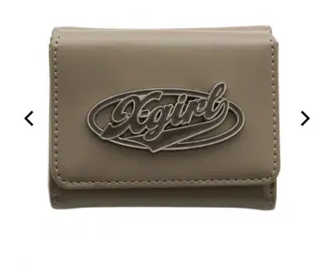 새상품 X-girl WALLET 엑스걸 지갑 3단 폴더형 통학 출퇴근