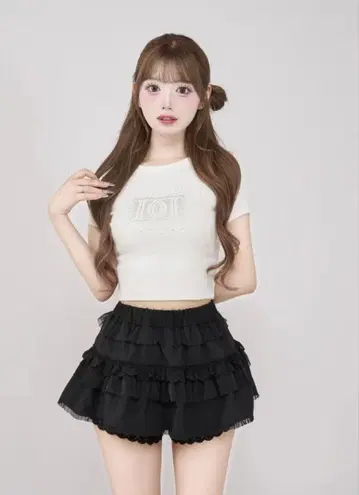 다리치 샤이니 DD 로고 컴팩트 티셔츠 화이트
