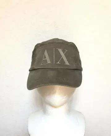 ARMANI EXCHANGE 캡 모자 카키 프리 사이즈 코튼