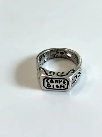 CARPE DIEM 카르페 디엠 실버 반지 9호 실버