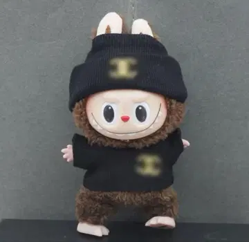 labubu 라부부 봉제 인형 의상 블랙 니트 2개 세트