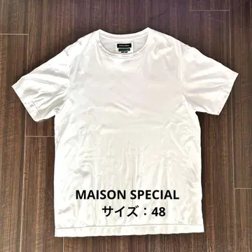 MAISON SPECIAL 크루넥 티셔츠 사이즈 48