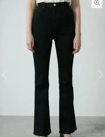 moussy 플레어 데님 블랙