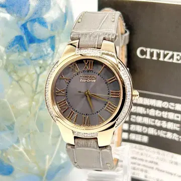 CITIZEN 시티즌 ECO-Drive 다이아 베젤 솔라 손목시계