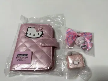 새상품 헬로키티 미니 퀼트 카드 케이스 퀼팅 파우치 피아노짱