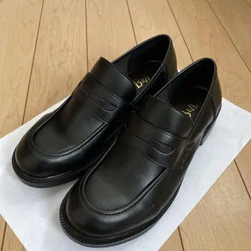 남성용 통학용 로퍼 블랙 26.5cm 미사용품