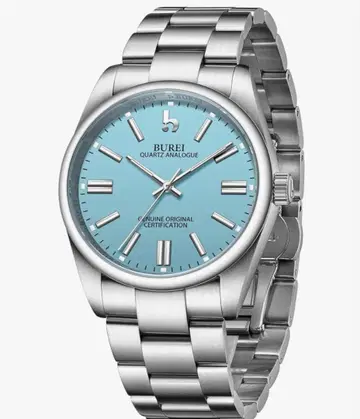 BUREI 손목시계 남성용 인기 랭킹 쿼츠 손목시계 방수