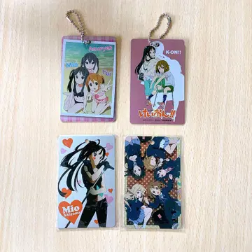 K-On!! 아크릴 키링 4개 세트 약 8.5cm x 약 5.5cm