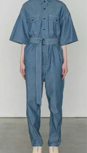 HYKE CHAMBAI COVERALL 블루