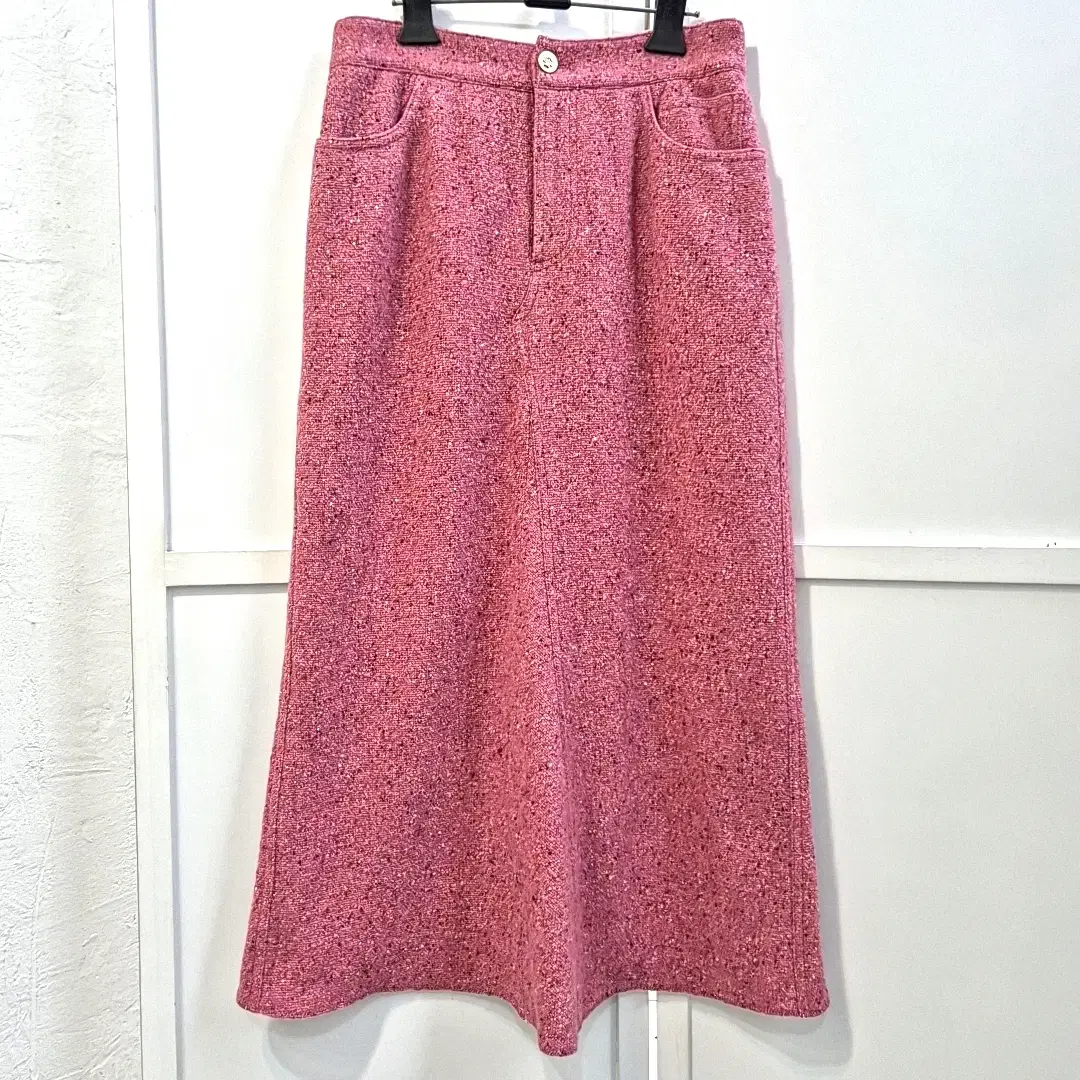 【JICHOI COMFORT】24-005 FLEECE POCKET SKIRT (CRANBERRY) 24-005 FLEECE POCKET SKIRT (BLACK) - JICHOI