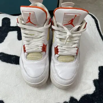 Air Jordan 4 화이트/오렌지