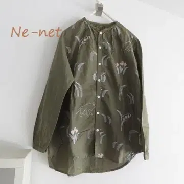 Ne-net 네넷 자수 긴소매 셔츠 블라우스 사이즈 2