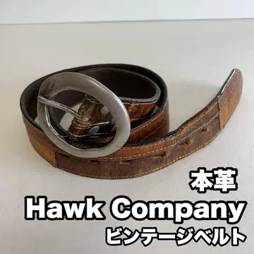남성용 Hawk Company 천연 가죽 벨트 빈티지 벨트 M 사이즈