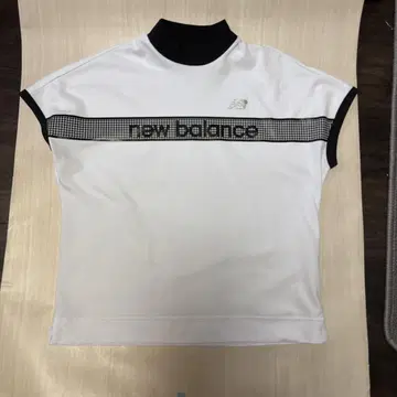 new balance 골프 셔츠 사이즈 2 화이트/블랙