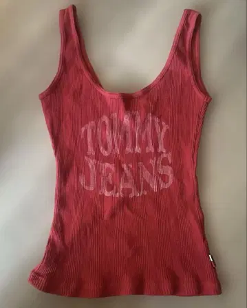 tommy girl 탱크탑 빨간색 레드 S