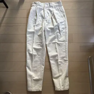 uncrave 오프화이트 슬랙스 데님