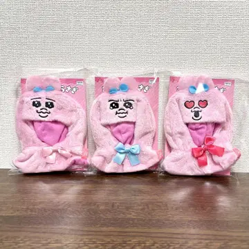 빤쮸토끼 봉제 인형 판초 전 3종 세트