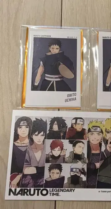 NARUTO 나루토 베이스야드 우치하 오비토 아트 스티커 구매 혜택