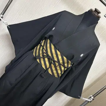 일식 및 양식 혼합 코디 3개 세트 셋업 올 블랙 블랙 코디