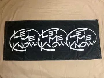 LET ME KNOW 투어 타월