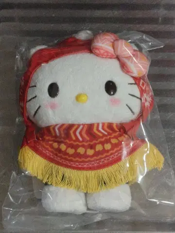 산리오 페루 봉제 인형 헬로키티
