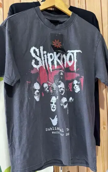 Slipknot 슬립낫 투어 티셔츠 밴드t M사이즈