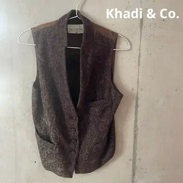 Khadi&Co. 페이즐리 무늬 베스트 M 사이즈