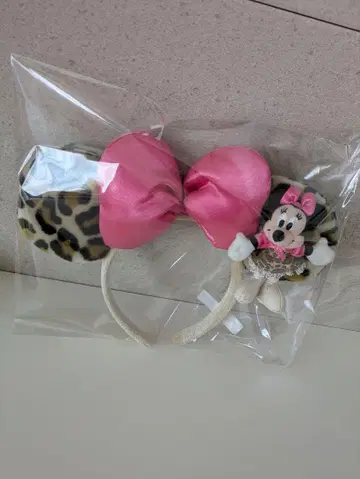 미니 레오파드 무늬 머리띠