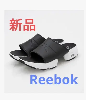 Reebok 퓨리 슬라이드 (블랙/화이트) 23.5cm