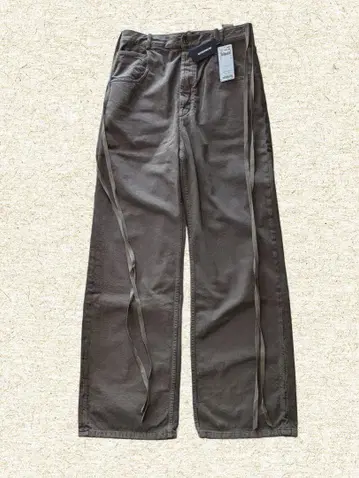 미사용 새상품 ANN DEMEULEMEESTER 워크 팬츠 카키