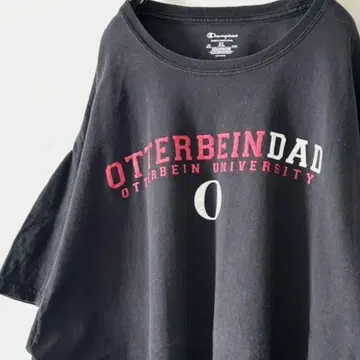 챔피온 OTTERBEINDAD 티셔츠 XL 블랙 검정 구제 의류