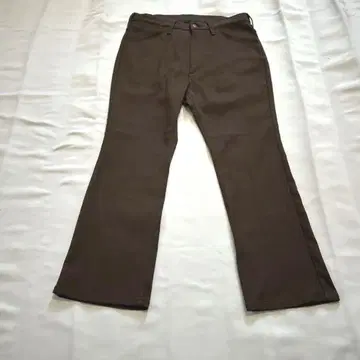 wrangler 브라운 플레어 슬랙스 런처 팬츠 구제 의류