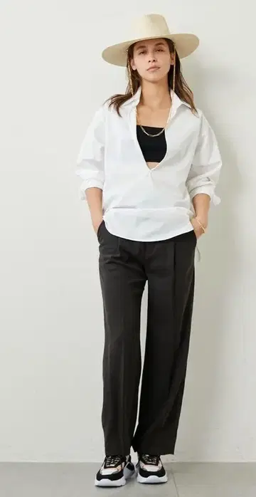 Whim Gazette 윙 가제트 뉘앙스 블랙 팬츠 36