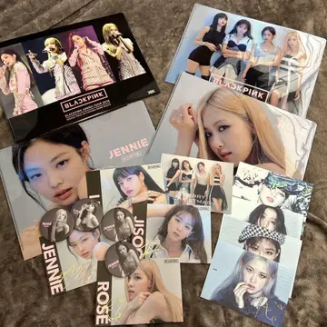 BLACKPINK 파일 엽서 캔배지