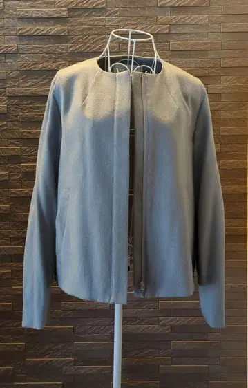 브라이트 울 집업 자켓
