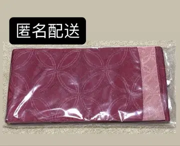 유카타 반폭 오비 보르도 핑크 리버서블 소포장 오비