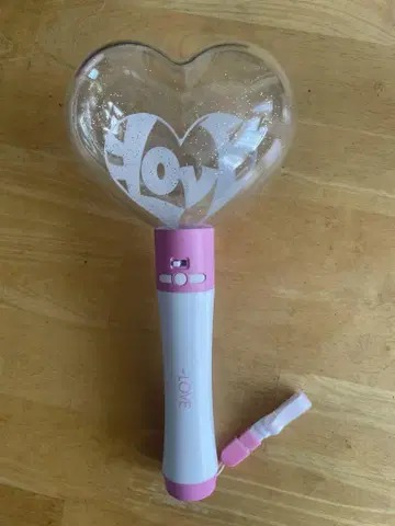 =LOVE 응원봉 응원봉 파우치 블랙