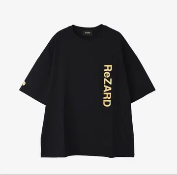 ReZARD 리자드 반팔 티셔츠 상의 블랙 L