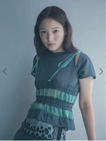 Shirring Knit top