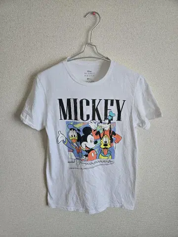 빈티지 Disney 미키마우스 티셔츠 남성용 S 사이즈