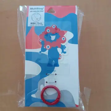 MultiRing 스트랩 빨간색 75cm
