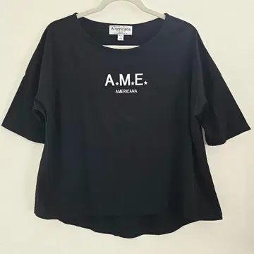 Americana 아메리카나 AME 로고 프린트 티셔츠