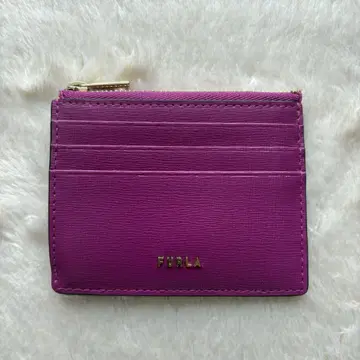 훌라 FURLA 코인 & 카드 케이스 퍼플