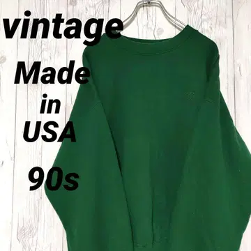 초레어 맨투맨 올림픽 자수 로고 USA 와이드 소매 90년대 XL