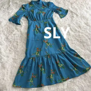 새상품급 SLY 슬라이 FLOWER STAND DRESS 롱 원피스